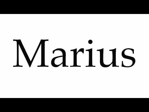How to Pronounce Marius