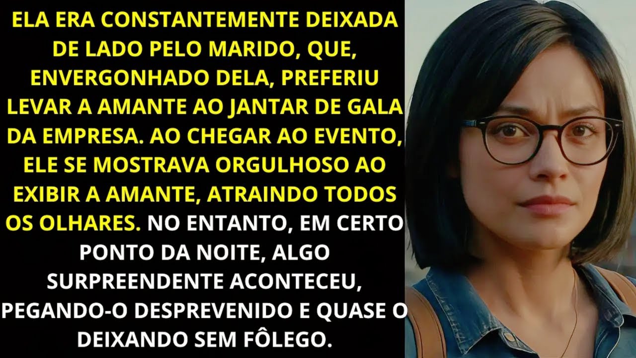 Marido ignora a esposa para levar amante ao jantar da empresa, mas algo inesperado acontece…