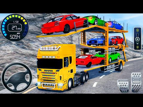 Car Transporter Driving Simulator 3D - Cargo Trailer Truck Driver 2022 - Android GamePlay #2