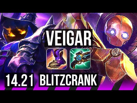 VEIGAR & Jhin vs BLITZCRANK & Kai'Sa (SUP) | 2/2/8 | KR Master | 14.21