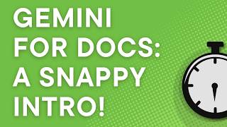 Google Docs: how to create a snappy introduction to your report or essay using Ask Gemini