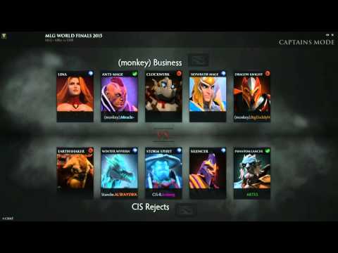 Monkey Business vs CIS Rejects Game 1 - MLG WF EU Qualifier - @DotaCapitalist @DurkaDota