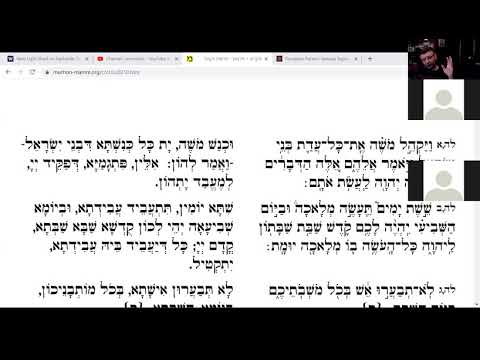 Perašat Wajjaq(h)el 22/54 (II Knjiga Mojsijeva 35:1-38:20)