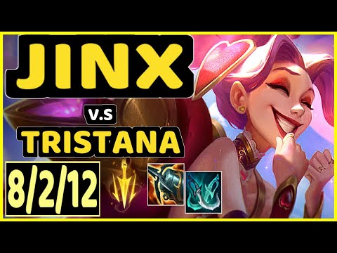 JINX vs TRISTANA - 8/2/12 KDA BOTTOM ADC GAMEPLAY - EUW Ranked GRANDMASTER