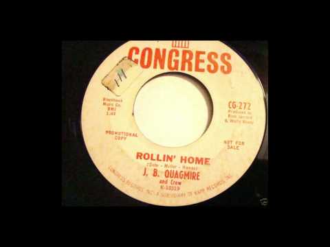 J B  Quagmire ROLLIN HOME 1966 45 pm Congress Records folk rock