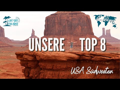 Places2See • In the Southwest USA - These 8 places you MUST see! | 4K