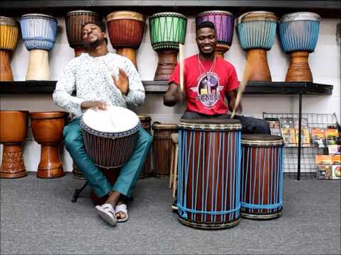 Drumskull Drums w/ Bassidi Kone & Namory Keita - Guinea Djembe