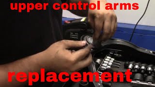 how to replace upper control arms, 2004 chevy avalanche