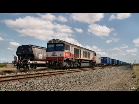 SCT / SBR 7922V Dooen (Horsham) Containers - PoathTV Australian Trains & Railways