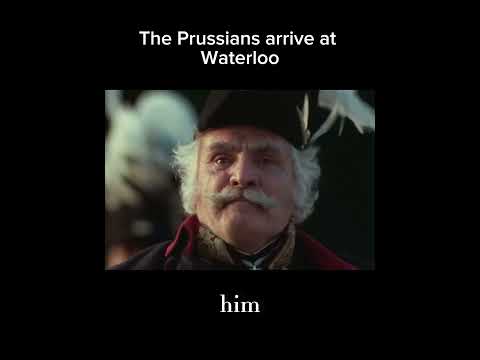 Blücher arrives at Waterloo   #napoleon #waterloo #napoleonicwars #history #oldfilms