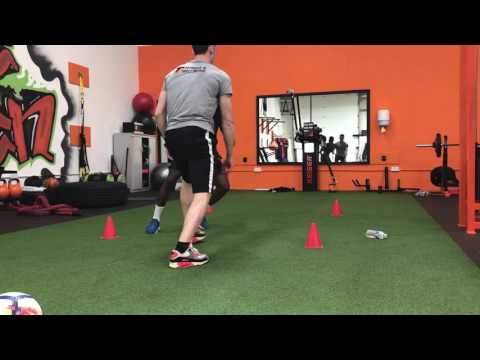 Getting creative with football specific training with Nana Owusu at Studio 9 Fitness