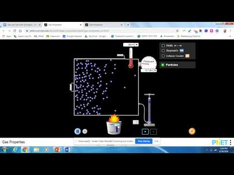Directions For Gas Properties Simulation