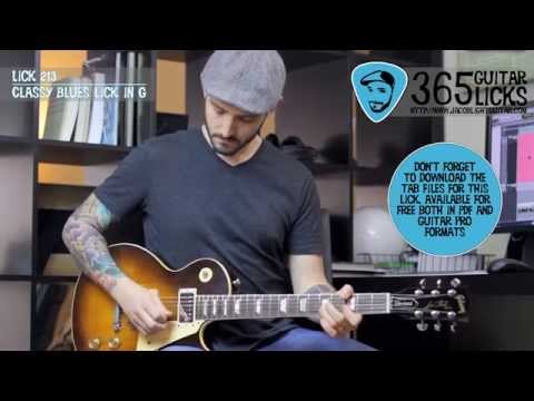 Lick 213/365 - Classy Blues Lick in G | 365 Guitar Licks Project