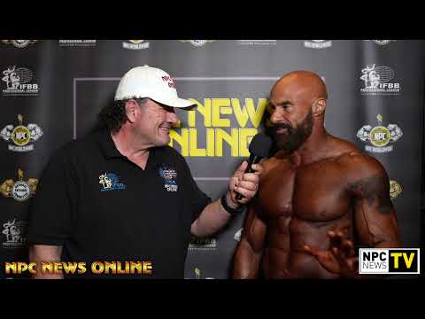 2023 NPC Teen Collegiate Masters National 55+ Overall Men's Physique Winner Andrew Martin