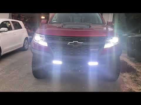 ZR2 Colorado LED behind grille