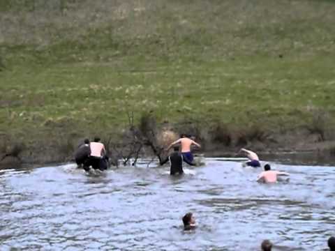 ALNWICK SHROVE TUESDAY LEGEND STEVE TEMPLE 2013.