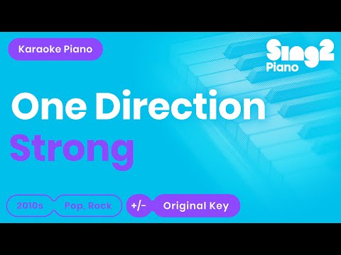 One Direction - Strong (Karaoke Piano)