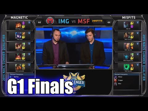Magnetic vs Misfits (w/ Alex Ich & Crumbzz) | Game 1 Finals S5 NA CS Summer 2015 Qualifiers