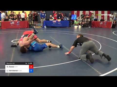 2018 FS WTT Challenge/UWW Juniors 65 Round Of 16 - Sammy Sasso (Dark) Vs. Jarod Verkleeren (NLWC).