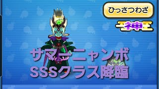 妖怪ウォッチぷにぷに・サマーニャンボコインのランクＳＳＳ妖怪の必殺懸賞をしました。