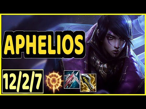 APHELIOS VS ZERI - 12/2/7 KDA ADC GAMEPLAY EMERALD I