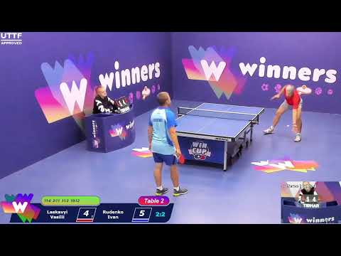 WINners CUP table 2  27.09 Laskavyi Vasilii - Rudenko Ivan   17:30