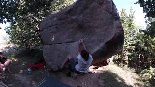 Video thumbnail de Problem 15 (Thémis), 5c (sit). Targasonne