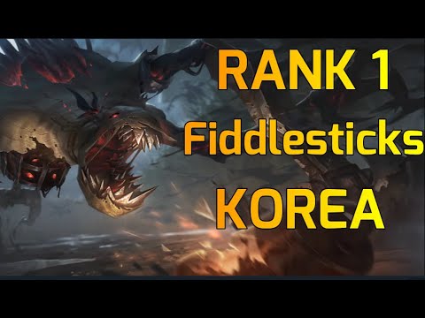 This KOREAN Fiddlesticks might just be the best! Rank 1 Korean Fiddlesticks Gameplay Analysis 11.10