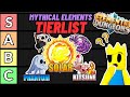 Ranking All MYTHICAL Elements - Updated Tierlist | Elemental Dungeons