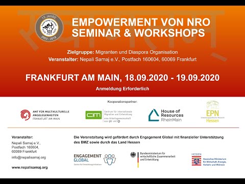 Empowerment von NRO und AG MDO, EPN Hessen