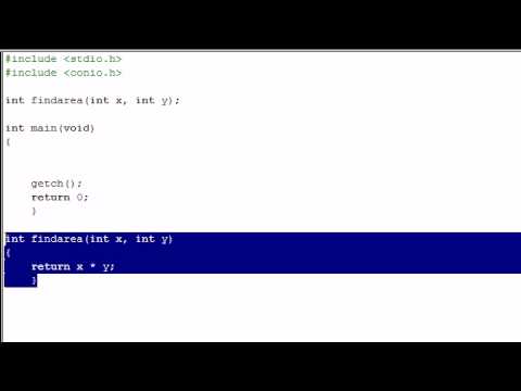 C Programming Tutorial 11 Into to Functions