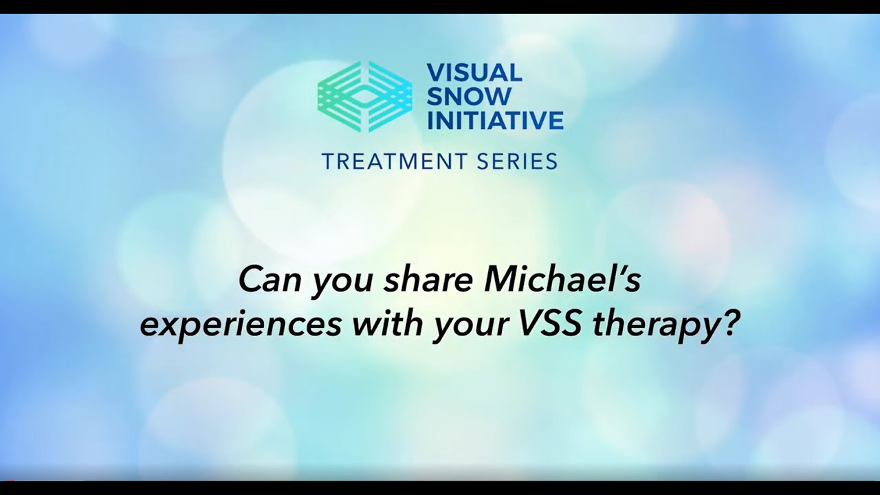 Dr. Charles Shidlofsky share's Michael Neustifter's experiences with VSS therapy.