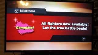 How to unlock all characters in Super Smash Bros. Wii U (FAST & EASY)