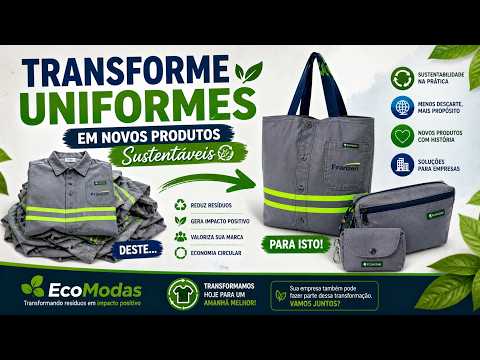 Transformação de uniformes em novos produtos