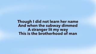 THE INNOCENCE MISSION The Brotherhood of Man (Lyrics)