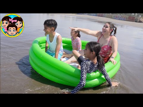 TOMATITO CONOCE LA PLAYA | Una Ola Nos Arrastra | Guzmancitos