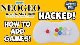 How To Hack & Add Games To The SNK Neo Geo Arcade Stick Pro!
