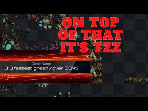 [Cross_tv1] Went to 50% or above lobby room... How's TZZ | Starcraft Fastest Map