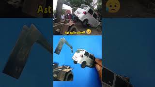 Download lagu Evakuasi mobil ambulan tercebur di saluran air 😱 #shorts mp3