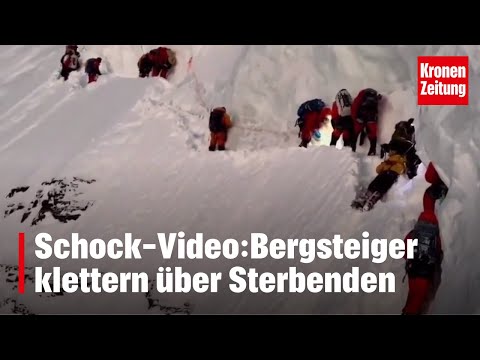 „Menschenverachtend“: Bergsteiger klettern über Sterbenden | krone.tv NEWS