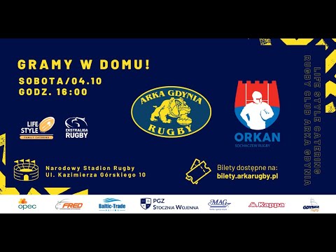 Life Style Catering RC Arka Gdynia vs Orlen Orkan Sochaczew | Ekstraliga Rugby 2025/2026
