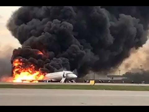 41 dead as Russian plane bursts into flames on landing
