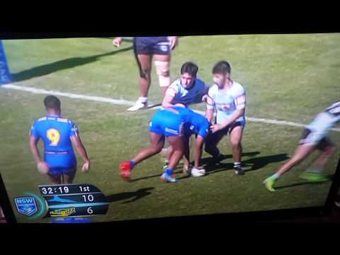 SG Ball Rugby League Hit!