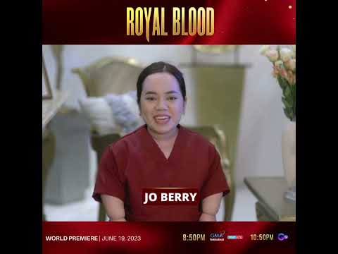 Jo Berry invites you to watch 'Royal Blood' on GMA Telebabad