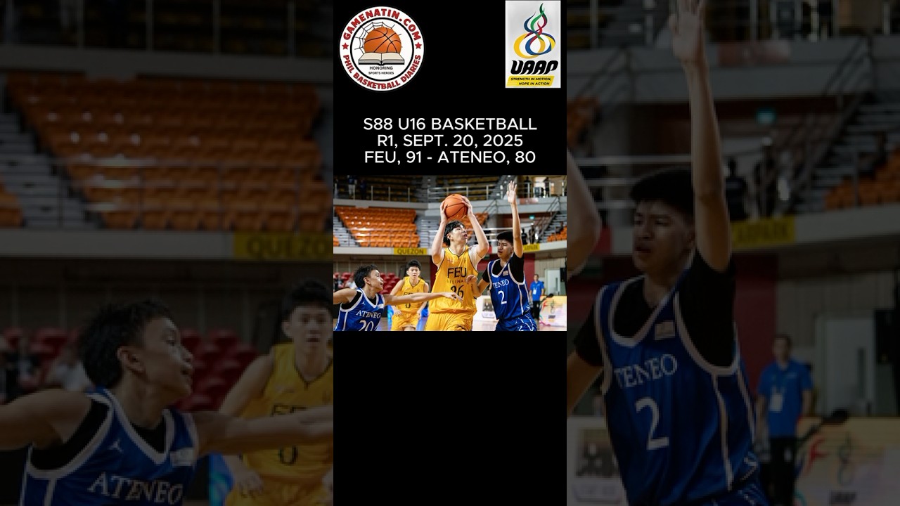 Snapshots: U16 Basketball - FEU 91 - Ateneo 80