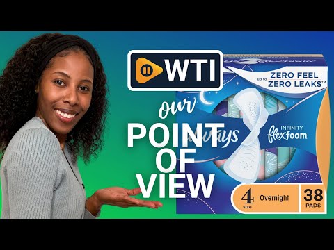 Always Infinity Feminine Pads for Women - WTI product video review