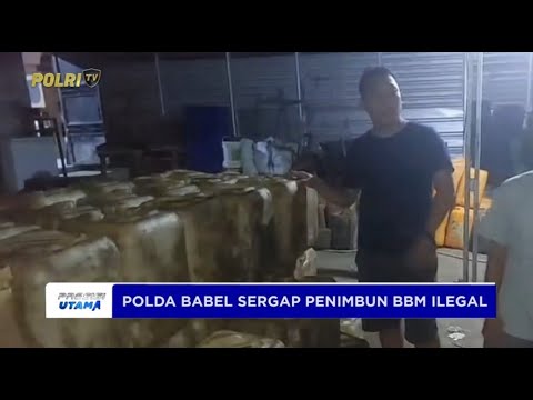 POLDA BABEL AMANKAN PENIMBUN BBM SUBSIDI