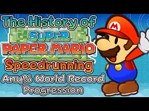 The History of Super Paper Mario Speedrunning [Any% World Record Progression]