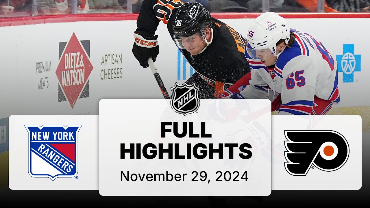 NHL Highlights | Rangers vs. Flyers