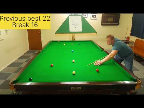 Snooker star challenge 4..New high break.. Real table